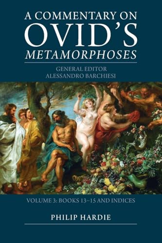 Book cover: “Ovid’s Metamorphoses, Volume 3” with classical figures painting.