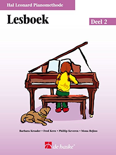 Piano lesson book cover with child playing and a dog resting.