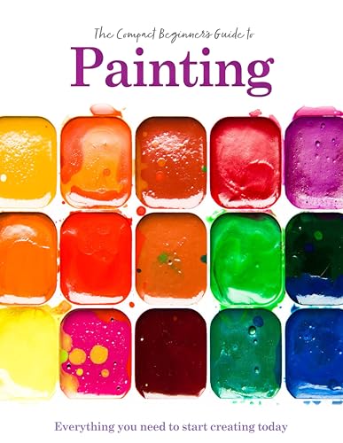 Book cover with colorful watercolor paints and “Painting” title.