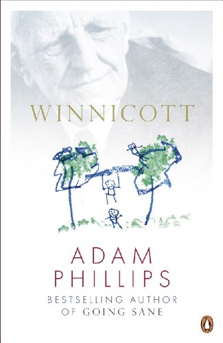 Book cover featuring a portrait of Winnicott, a child's drawing of trees, and author name.