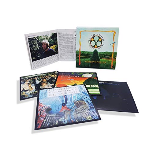Anthony Phillips album "Private Parts And Pieces Ix-Xi" CD packaging displayed.