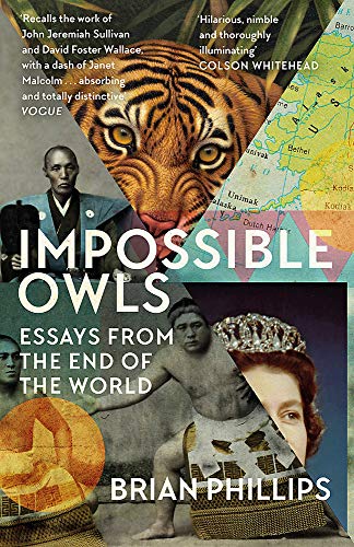 Book cover with collage of portraits, a tiger, and a map.