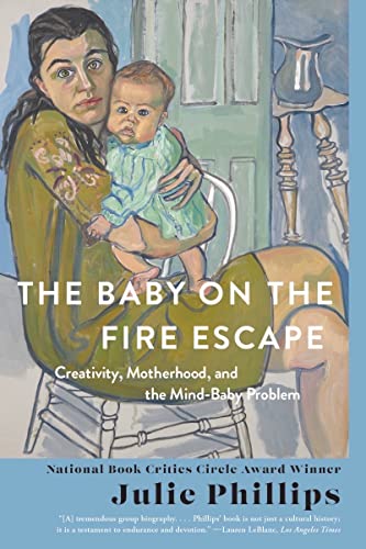 Book cover depicting a woman holding a baby, painted in a textured style.