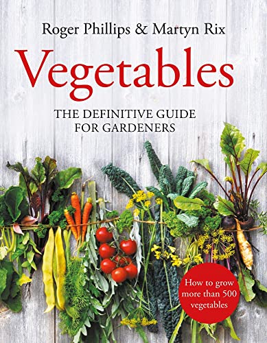 Book cover featuring colorful vegetables and the title "Vegetables.