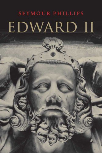 Book cover featuring a stone sculpture of King Edward II wearing a crown.