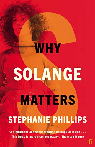 Book cover featuring Solange Knowles with bold red and yellow typography.