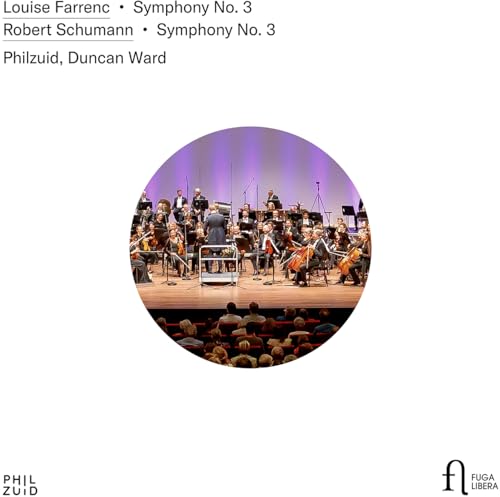 CD cover featuring an orchestra performing on a stage with an audience.