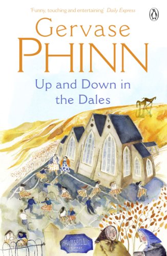 Book cover with watercolor illustration of a village and church.