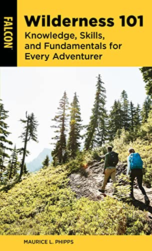 Book cover with forest landscape and hikers, titled "Wilderness 101".