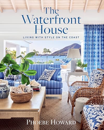 Book cover featuring a bright coastal living room overlooking the ocean.