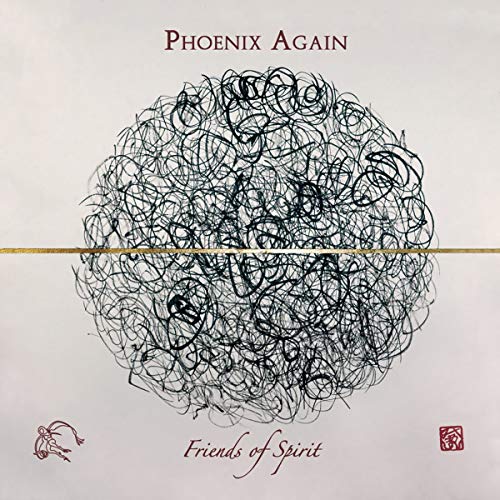 CD cover: black scribbles forming a circle over a gold line.