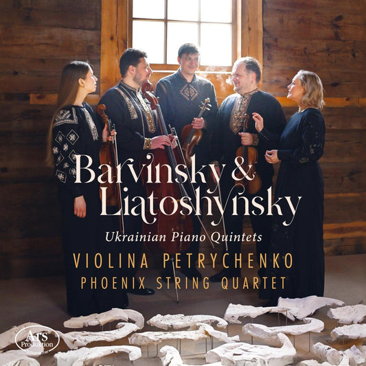 CD cover featuring five musicians in traditional Ukrainian clothing.