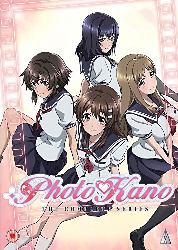 DVD cover featuring four anime girls in Japanese school uniforms.