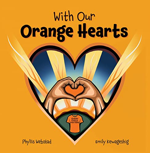 Book cover: hands forming a heart with an orange shirt inside.