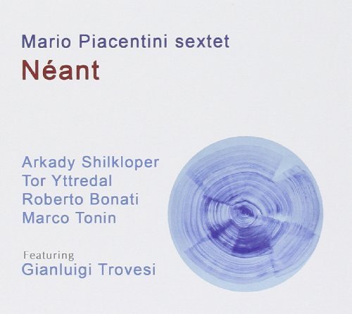 CD cover for "Neant" by Mario Piacentini, with swirling blue design.