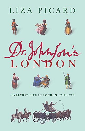 Book cover depicting 18th-century figures and carriages on a teal background.