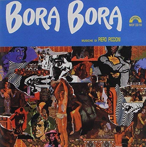 CD cover for "Bora Bora" by Piero Piccioni, with colorful collage art.