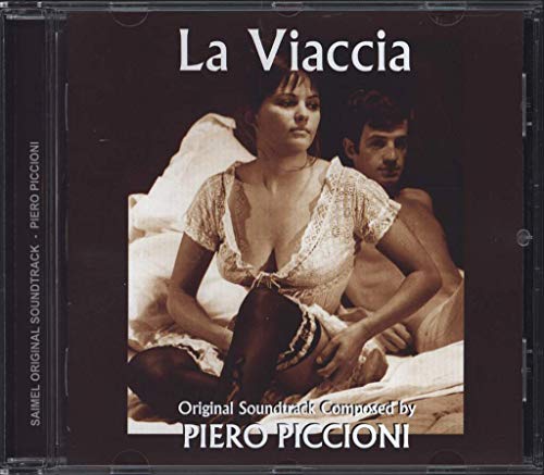 CD cover for “La Viaccia” soundtrack featuring a couple in bed.