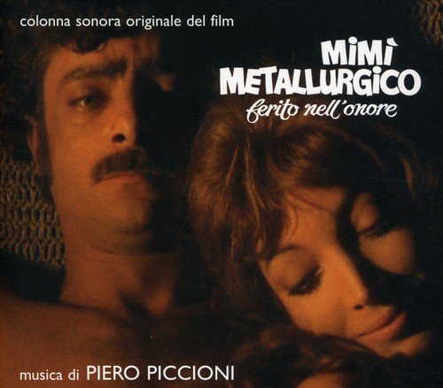 CD cover for “Mimi Metallurgico,” featuring a man and woman in embrace.