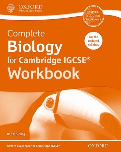 Orange textbook cover with image of an eye and title “Complete Biology”.