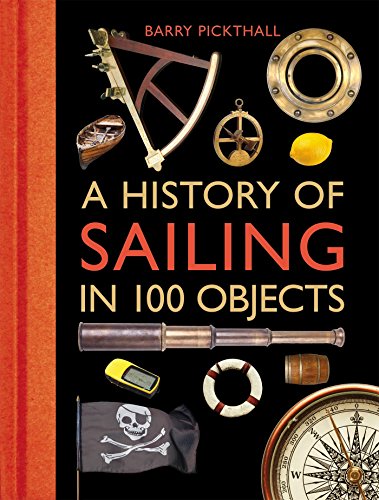 Book cover: “A History of Sailing in 100 Objects” with nautical items.