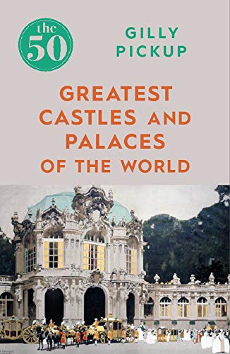 Book cover featuring a grand, ornate palace with horse-drawn carriages.