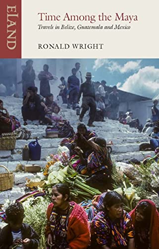 Book cover featuring a group of people on stone steps, colorful textiles.