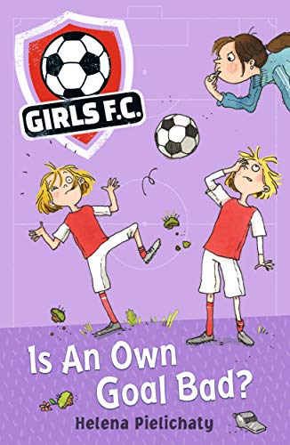 Book cover: Girls FC 4, illustration of young soccer players and a ball.