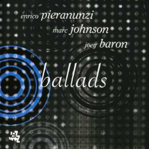 CD cover for “Ballads” by Pieranunzi, Johnson, and Baron, abstract design.