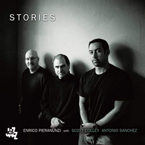 Black and white CD cover featuring three men, Enrico Pieranunzi among them.