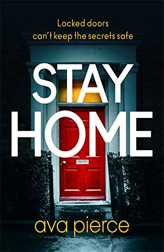 Book cover featuring a red front door with large white text: "STAY HOME".