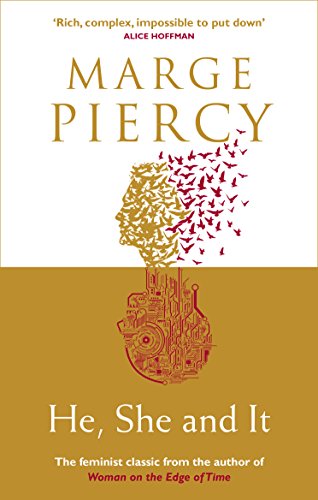 Book cover featuring a profile silhouette made of birds above a digital circuit heart.
