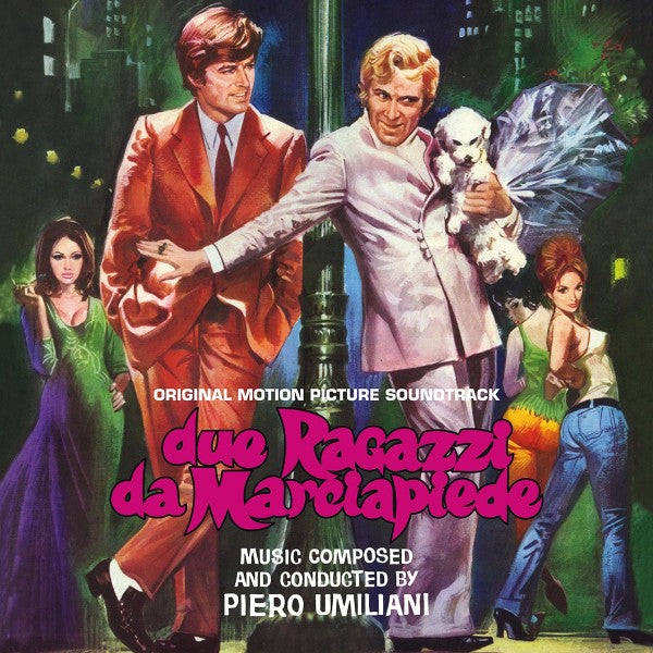 CD cover art featuring two men, two women, and a small white dog.
