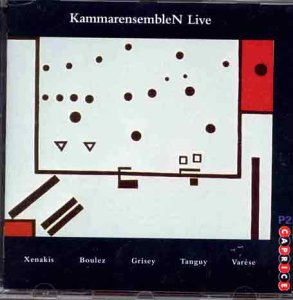 CD cover for Pierre Boulez’s *Le Marteau sans maître* with abstract art.