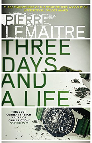 Book cover: “Three Days and a Life” with a broken watch image.
