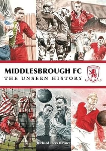 Book cover featuring vintage Middlesbrough FC football players in action.