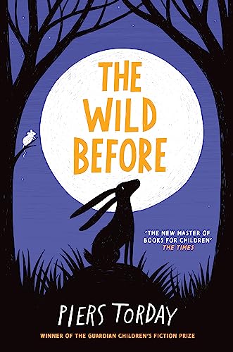 Book cover featuring a silhouette of a hare against a large full moon.