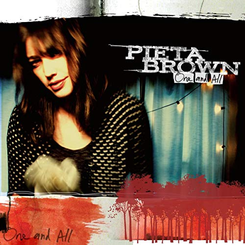 Album cover featuring Pieta Brown with text overlay and a red forest silhouette graphic.