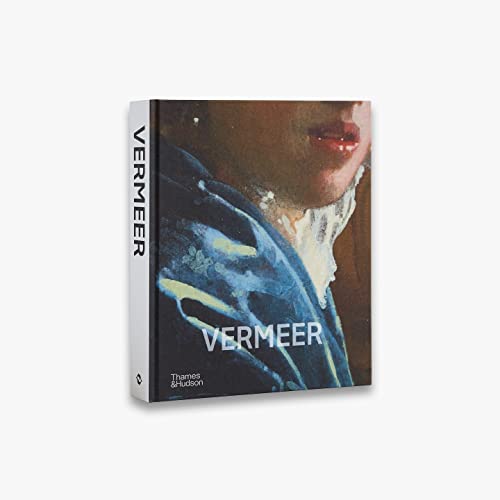 Book cover for "Johannes Vermeer" featuring a detail of a painting.