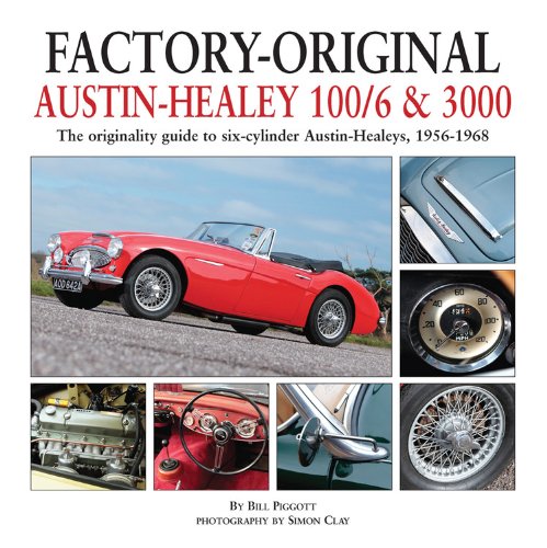 Book cover featuring a red Austin-Healey sports car and various close-up detail photos.