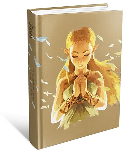 Guidebook cover featuring an illustration of Princess Zelda with hands clasped in prayer.