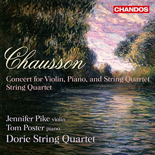 Chausson CD cover with impressionist landscape and text, featuring Chandos logo.