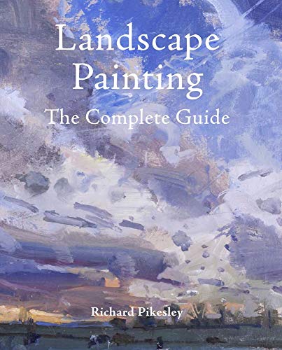 Book cover with abstract landscape painting in blues, browns, and white.