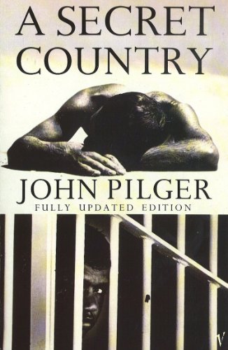 Book cover: "A Secret Country" by John Pilger, featuring a shadowed figure.
