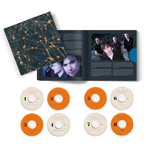 Pineapple Thief box set: book, seven CDs, and a Blu-ray disc shown.