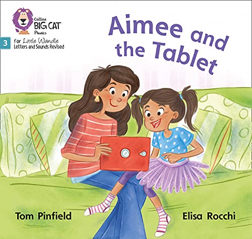 Book cover: mother and daughter looking at a red tablet.