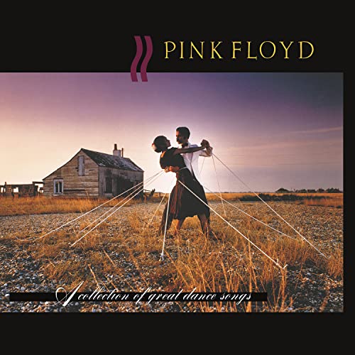 Pink Floyd album cover: couple dancing in a field at sunset.