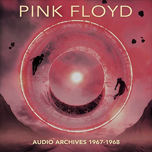 Pink Floyd album cover: red spiral with figures, text "Audio Archives 1967-1968".
