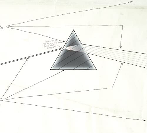Dark Side of the Moon album art: a gray prism with light rays.
