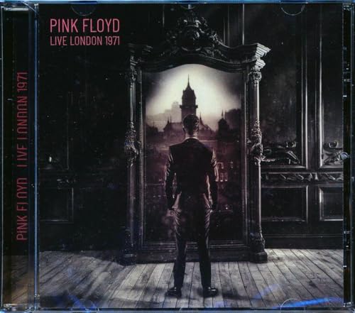Pink Floyd “Live London 1971” CD cover with ornate mirror and cityscape.